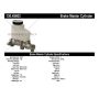 CENTRIC PARTS 130.45602 Centric Premium Brake Master Cylinder