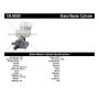 CENTRIC PARTS 130.46029 Centric Premium Brake Master Cylinder