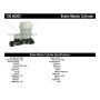 CENTRIC PARTS 130.46303 Centric Premium Brake Master Cylinder