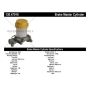 CENTRIC PARTS 130.47016 Centric Premium Brake Master Cylinder