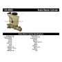 CENTRIC PARTS 130.49005 Centric Premium Brake Master Cylinder