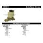 CENTRIC PARTS 130.49014 Centric Premium Brake Master Cylinder