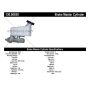 CENTRIC PARTS 130.50030 Centric Premium Brake Master Cylinder