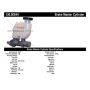 CENTRIC PARTS 130.50044 Centric Premium Brake Master Cylinder