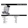 CENTRIC PARTS 130.50050 Centric Premium Brake Master Cylinder