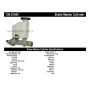 CENTRIC PARTS 130.51043 Centric Premium Brake Master Cylinder