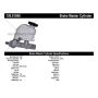 CENTRIC PARTS 130.51058 Centric Premium Brake Master Cylinder