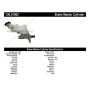 CENTRIC PARTS 130.51063 Centric Premium Brake Master Cylinder