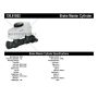 CENTRIC PARTS 130.61052 Centric Premium Brake Master Cylinder