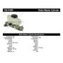 CENTRIC PARTS 130.61099 Centric Premium Brake Master Cylinder