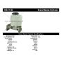 CENTRIC PARTS 130.61124 Centric Premium Brake Master Cylinder