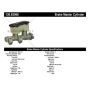 CENTRIC PARTS 130.62066 Centric Premium Brake Master Cylinder