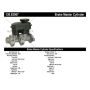 CENTRIC PARTS 130.62067 Centric Premium Brake Master Cylinder