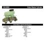 CENTRIC PARTS 130.62082 Centric Premium Brake Master Cylinder