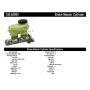 CENTRIC PARTS 130.62093 Centric Premium Brake Master Cylinder