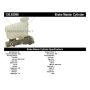 CENTRIC PARTS 130.62096 Centric Premium Brake Master Cylinder