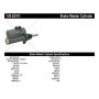CENTRIC PARTS 130.62101 Centric Premium Brake Master Cylinder