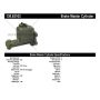 CENTRIC PARTS 130.62102 Centric Premium Brake Master Cylinder