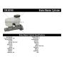 CENTRIC PARTS 130.62108 Centric Premium Brake Master Cylinder