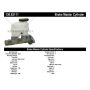 CENTRIC PARTS 130.62111 Centric Premium Brake Master Cylinder