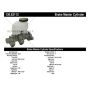 CENTRIC PARTS 130.62112 Centric Premium Brake Master Cylinder