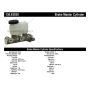 CENTRIC PARTS 130.63039 Centric Premium Brake Master Cylinder