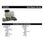 CENTRIC PARTS 130.63041 Centric Premium Brake Master Cylinder