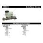 CENTRIC PARTS 130.63045 Centric Premium Brake Master Cylinder