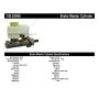 CENTRIC PARTS 130.63056 Centric Premium Brake Master Cylinder
