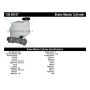 CENTRIC PARTS 130.65107 Centric Premium Brake Master Cylinder