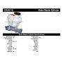 CENTRIC PARTS 130.65116 Centric Premium Brake Master Cylinder