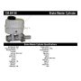 CENTRIC PARTS 130.65136 Centric Premium Brake Master Cylinder