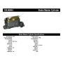 CENTRIC PARTS 130.66004 Centric Premium Brake Master Cylinder