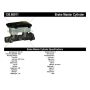 CENTRIC PARTS 130.66011 Centric Premium Brake Master Cylinder