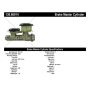 CENTRIC PARTS 130.66014 Centric Premium Brake Master Cylinder