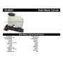 CENTRIC PARTS 130.66043 Centric Premium Brake Master Cylinder