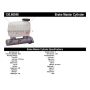 CENTRIC PARTS 130.66046 Centric Premium Brake Master Cylinder
