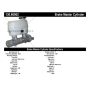 CENTRIC PARTS 130.66062 Centric Premium Brake Master Cylinder