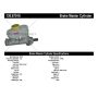 CENTRIC PARTS 130.67018 Centric Premium Brake Master Cylinder
