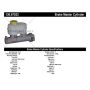 CENTRIC PARTS 130.67023 Centric Premium Brake Master Cylinder