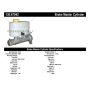 CENTRIC PARTS 130.67042 Centric Premium Brake Master Cylinder