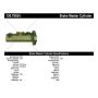 CENTRIC PARTS 130.79024 Centric Premium Brake Master Cylinder