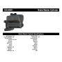 CENTRIC PARTS 130.82001 Centric Premium Brake Master Cylinder