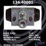 CENTRIC PARTS 134.40001 Centric Premium Wheel Cylinder