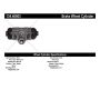 CENTRIC PARTS 134.40003 Centric Premium Wheel Cylinder