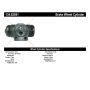 CENTRIC PARTS 134.62051 Centric Premium Wheel Cylinder