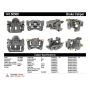 CENTRIC PARTS 141.50508 Centric Semi-Loaded Brake Caliper EPB