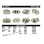 CENTRIC PARTS 141.58023 Centric Semi-Loaded Brake Caliper with New Phenolic Pistons