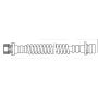 CENTRIC PARTS 150.22004 Centric Brake Hose