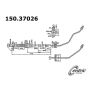 CENTRIC PARTS 150.37026 Centric Brake Hose